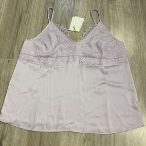 NWT Skies Are Blue Lavender Lace Camisole Size Medium